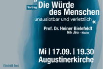 Ankündigungsplakat zum Vortrag